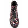HEAVENLY FEET WOMENS ZIP LACE ANKLE BOOT - ROSE PINK VELOUR